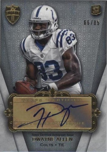 2012 Topps Supreme Dwayne Allen #SRA-DA