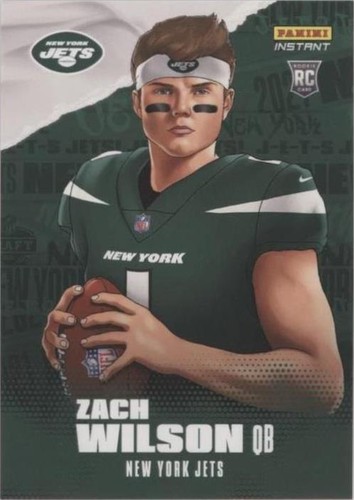 2021 Panini Instant NFL Zach Wilson #IS-ZW