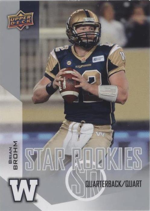 2014 Upper Deck CFL Brian Brohm #179