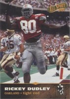 1996 Score Board All Sport PPF Rickey Dudley #53