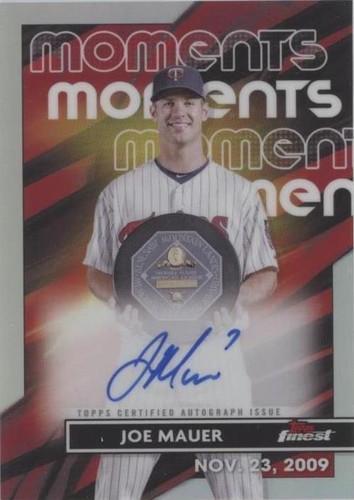 2023 Topps Finest - Joe Mauer #FMA-JM