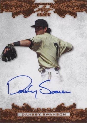 2015 Leaf Ultimate Draft - Dansby Swanson #BA-DS1