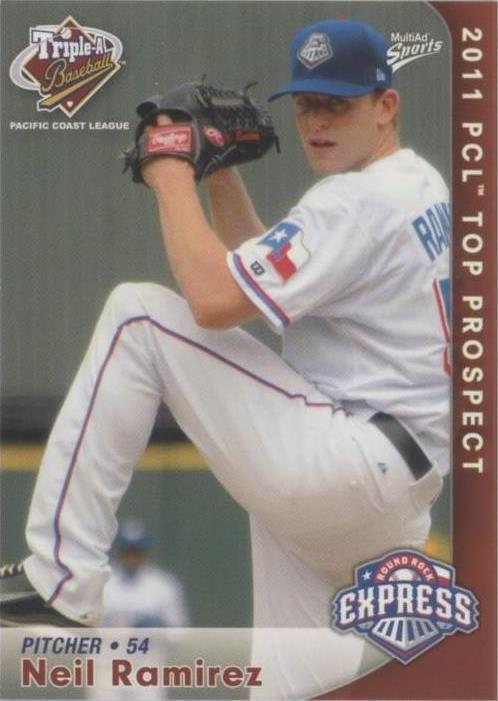 2011 MultiAd Sports Pacific Coast League Top Prospects - Neil Ramirez #26