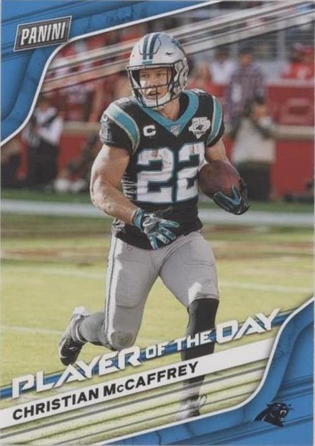 2020 Panini Player of the Day Christian McCaffrey #24