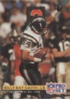 1992 Pro Set Billy Ray Smith Jr. #313