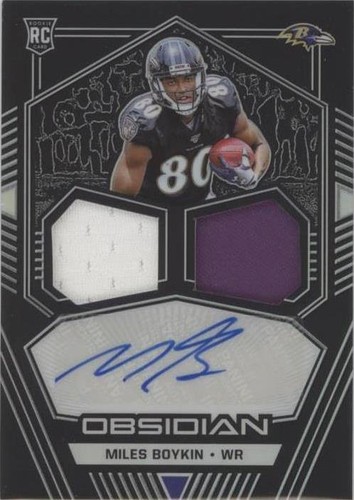 2019 Panini Obsidian Miles Boykin #RJI-MBO