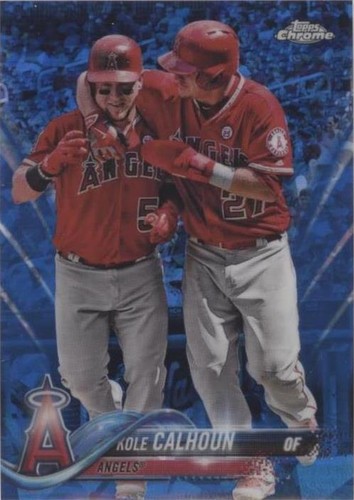 2018 Topps Chrome Sapphire Edition - Kole Calhoun #381