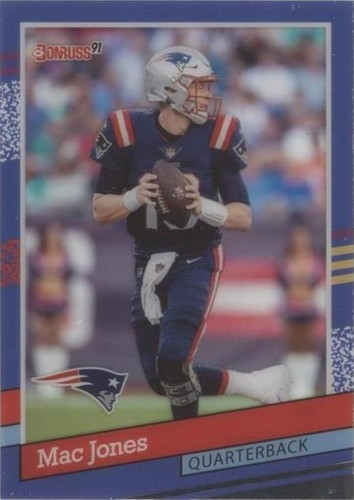 2021 Panini Clearly Donruss Mac Jones #91-20