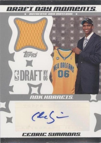 2006-07 Topps Big Game - Cedric Simmons #DDMJA-CS