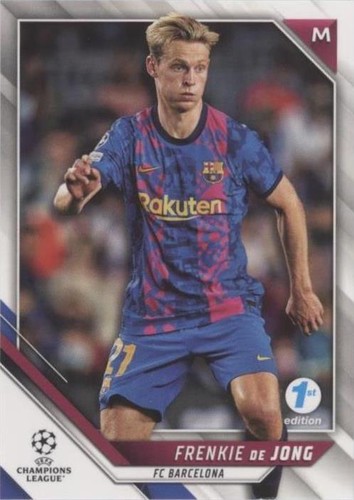 2021-22 Topps UCL Collection 1st Edition Frenkie de Jong #8