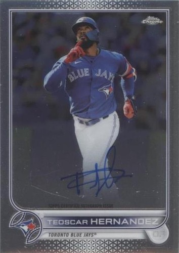 2022 Topps Chrome Prism Refractor #185 Teoscar Hernandez