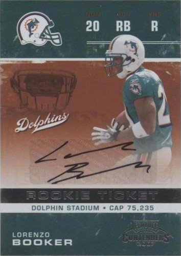 2007 Playoff Contenders Lorenzo Booker #191