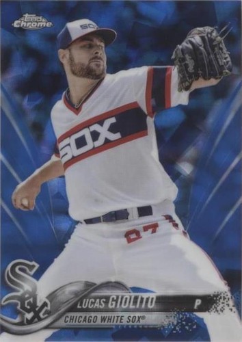 2018 Topps Chrome Sapphire Edition - Lucas Giolito #605