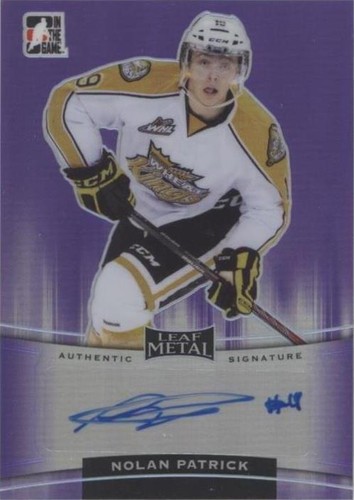 2014-15 In The Game Leaf Metal - Nolan Patrick #BA-NP1