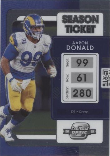 2021 Panini Contenders Optic Aaron Donald #52