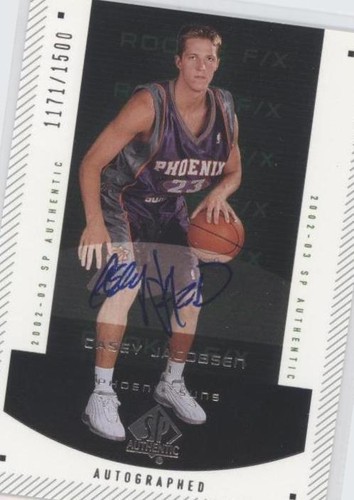 2002-03 SP Authentic - Casey Jacobsen #163