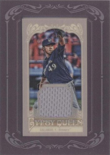 2012 Topps Gypsy Queen - Yovani Gallardo #GQMR-YG