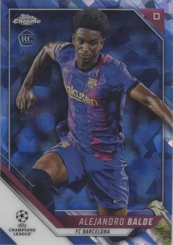 2021-22 Topps Chrome UCL Sapphire Edition Alejandro Balde #38