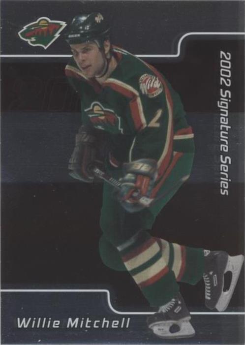 2001-02 In the Game Be A Player Signature Series - Willie Mitchell #062