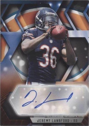 2015 Topps Jeremy Langford #TA-JLA