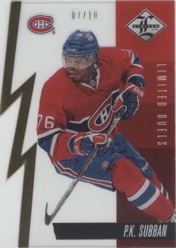 2012-13 Panini Limited - P. K. Subban #LD-12B
