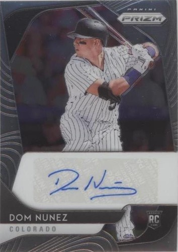 2020 Panini Prizm - Dom Nunez #RA-DN