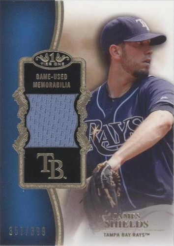2012 Topps Tier One - James Shields #TSR-JS