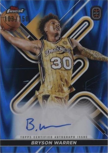 2022-23 Topps Finest OTE Overtime Elite - Bryson Warren #FA-BW