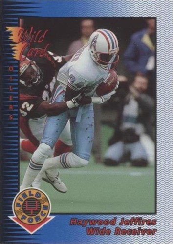 1993 Wild Card Haywood Jeffires #CFF-106