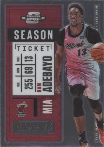 【63】 NBA カード Bam Adebayo RC optic 99シリ 63 Nba Card Bam Adebayo Rc Optic 99 Certified | eBay