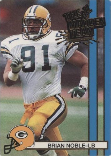 1990 Action Packed The All-Madden Team Brian Noble #53
