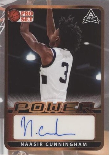 2021-22 Leaf Pro Set Power - Naasir Cunningham #BA-NC1