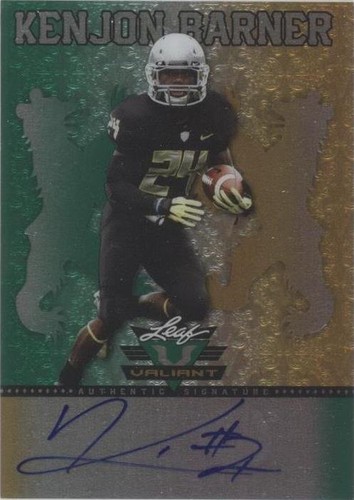 2013 Leaf Valiant Kenjon Barner #BA-KB1