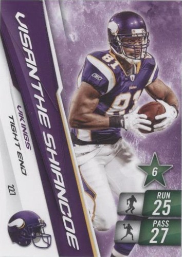 2010 Adrenalyn XL Visanthe Shiancoe #227