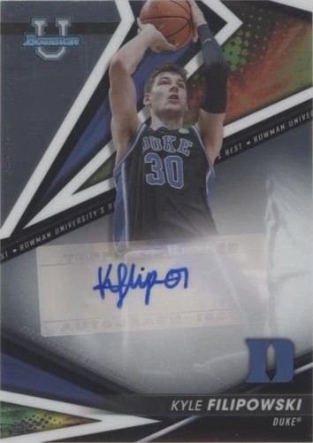2022-23 Bowman University Best - Kyle Filipowski #BOA-KF