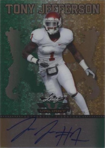 2013 Leaf Valiant Tony Jefferson #BA-TJ1