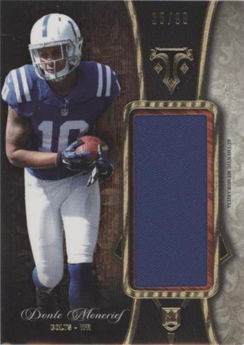 2014 Topps Triple Threads Donte Moncrief #TTRJR-74