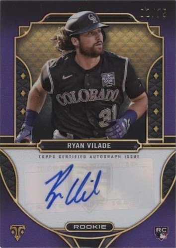 2022 Topps Triple Threads - Ryan Vilade #RA-RV