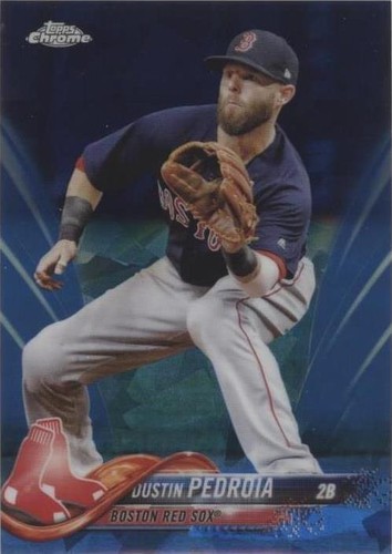 2018 Topps Chrome Sapphire Edition - Dustin Pedroia #439