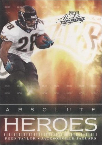 2007 Playoff Absolute Memorabilia Fred Taylor #AH-20