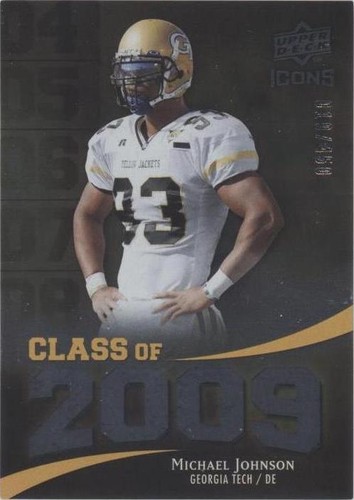 2009 Upper Deck Icons Michael Johnson #2009-JO