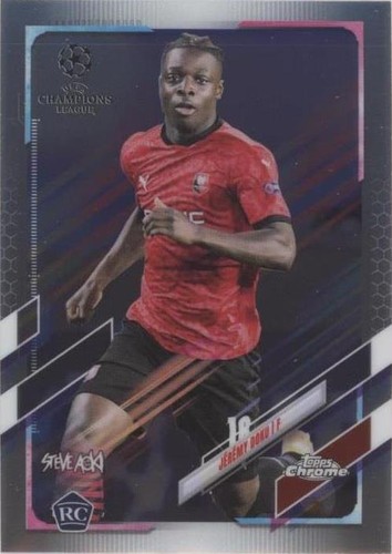 2020-21 Topps Chrome X Steve Aoki UCL Jeremy Doku #2