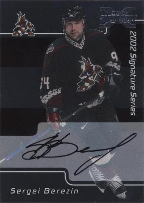 2002-03 In the Game Be A Player Signature Series - Sergei Berezin #193