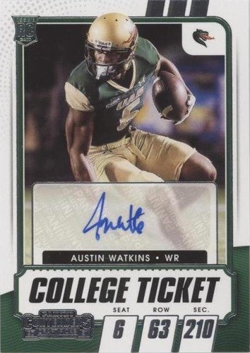 2021 Panini Contenders Draft Picks Austin Watkins Jr. #170