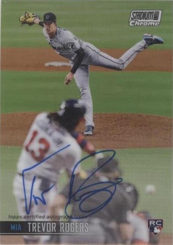 2021 Topps Stadium Club Chrome - Trevor Rogers #SCCBA-TR