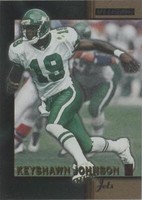 1996 Score Board NFL Lasers Keyshawn Johnson #72