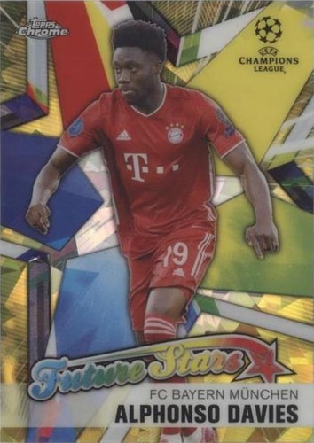 2020-21 Topps Chrome UCL Sapphire Edition Alphonso Davies #FS-AD