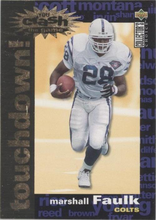 1995 Upper Deck Collector's Choice Marshall Faulk #C19