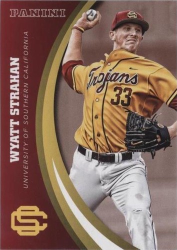 2015 Panini USC Trojans - Wyatt Strahan #32
