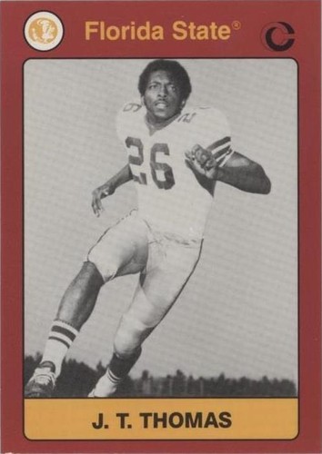 1991 Collegiate Collection Florida State Seminoles J.T. Thomas #151
